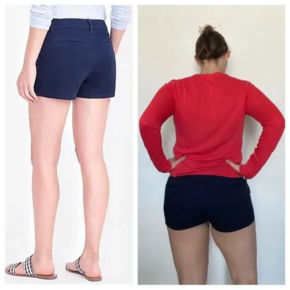J. Crew Shorts Broken In Chino Navy Blue Cotton Preppy 6 - Picture 5 of 11